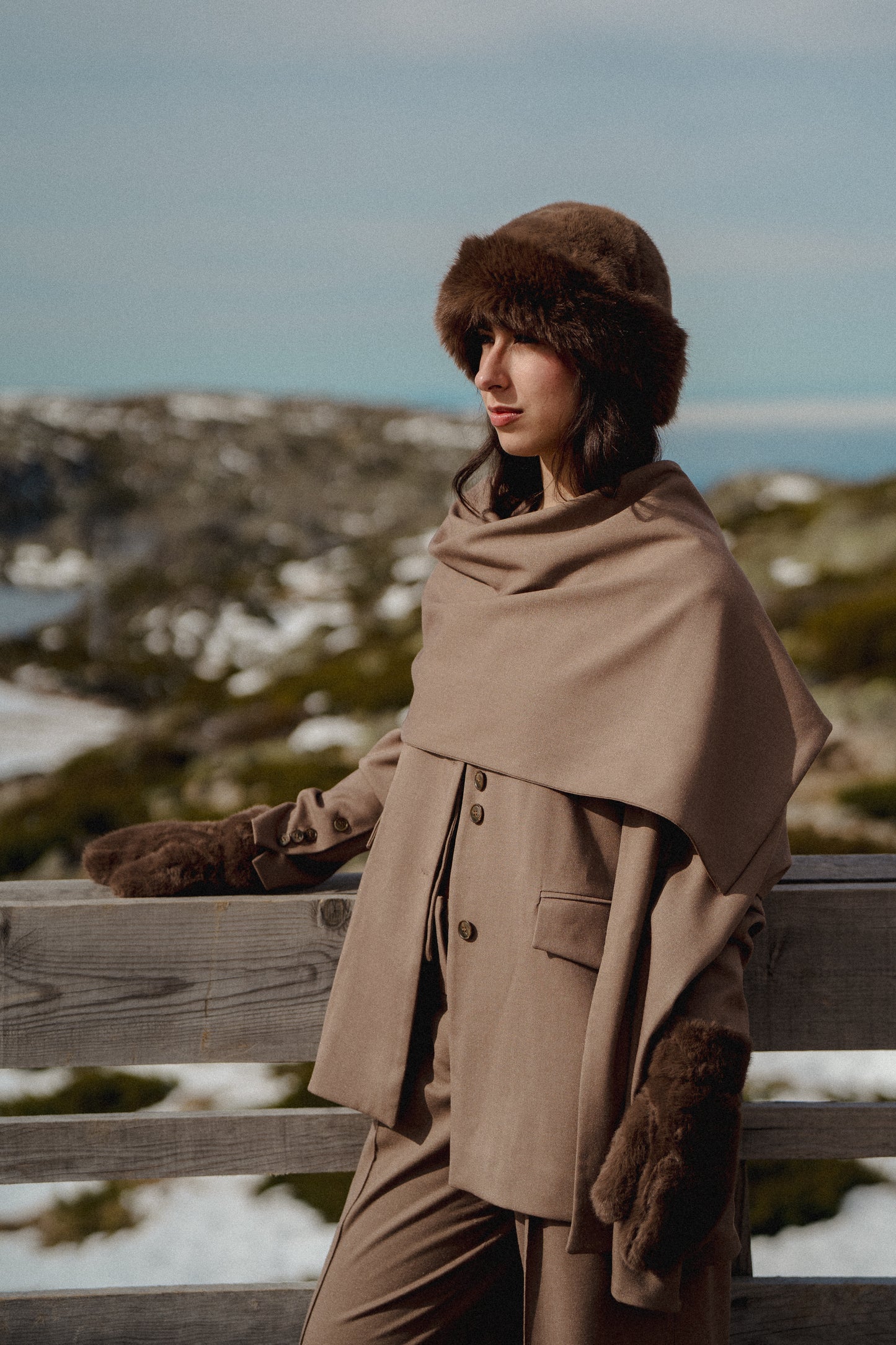 DUNE BLAZER - MOCHA