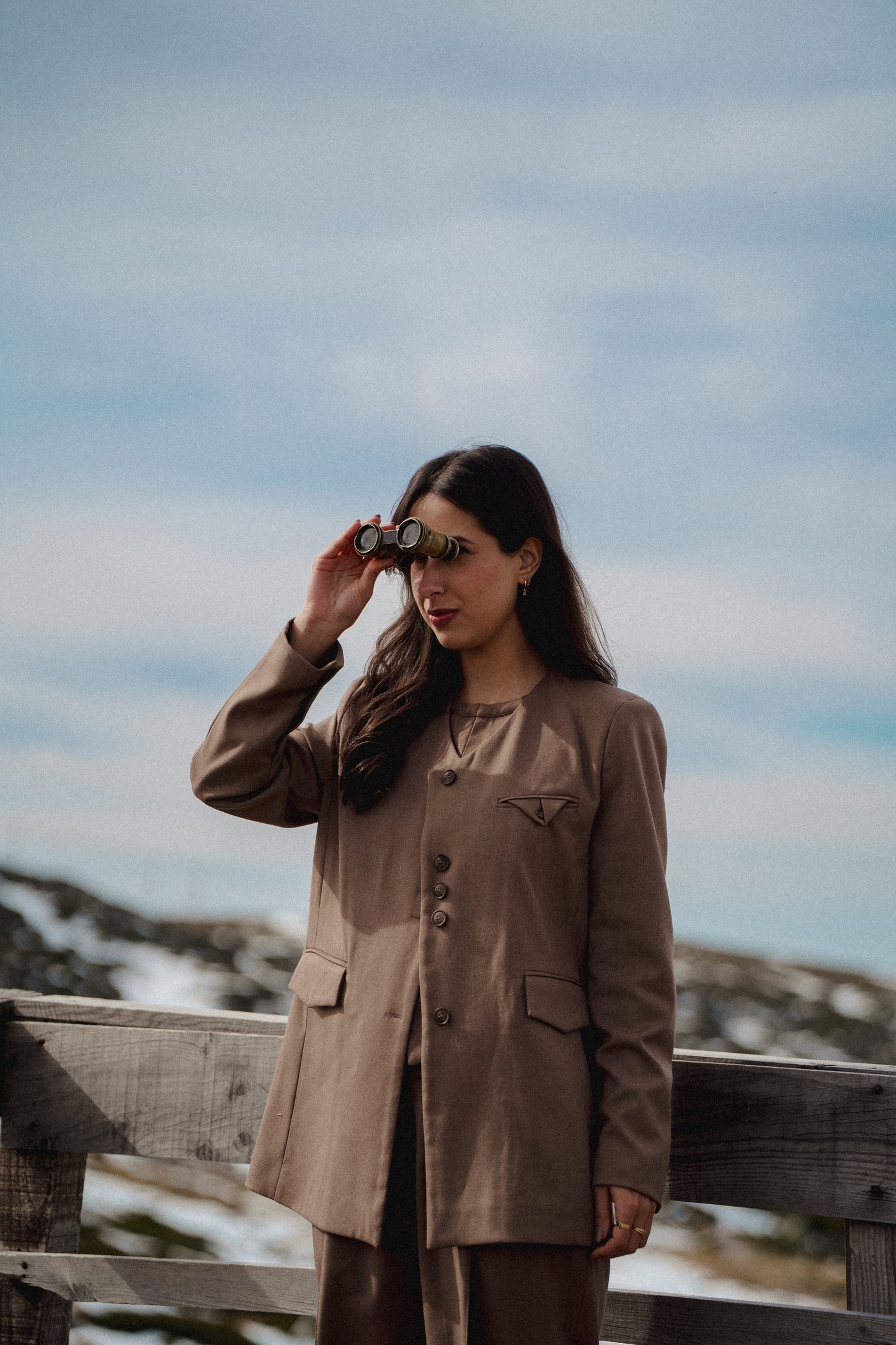 DUNE BLAZER - MOCHA