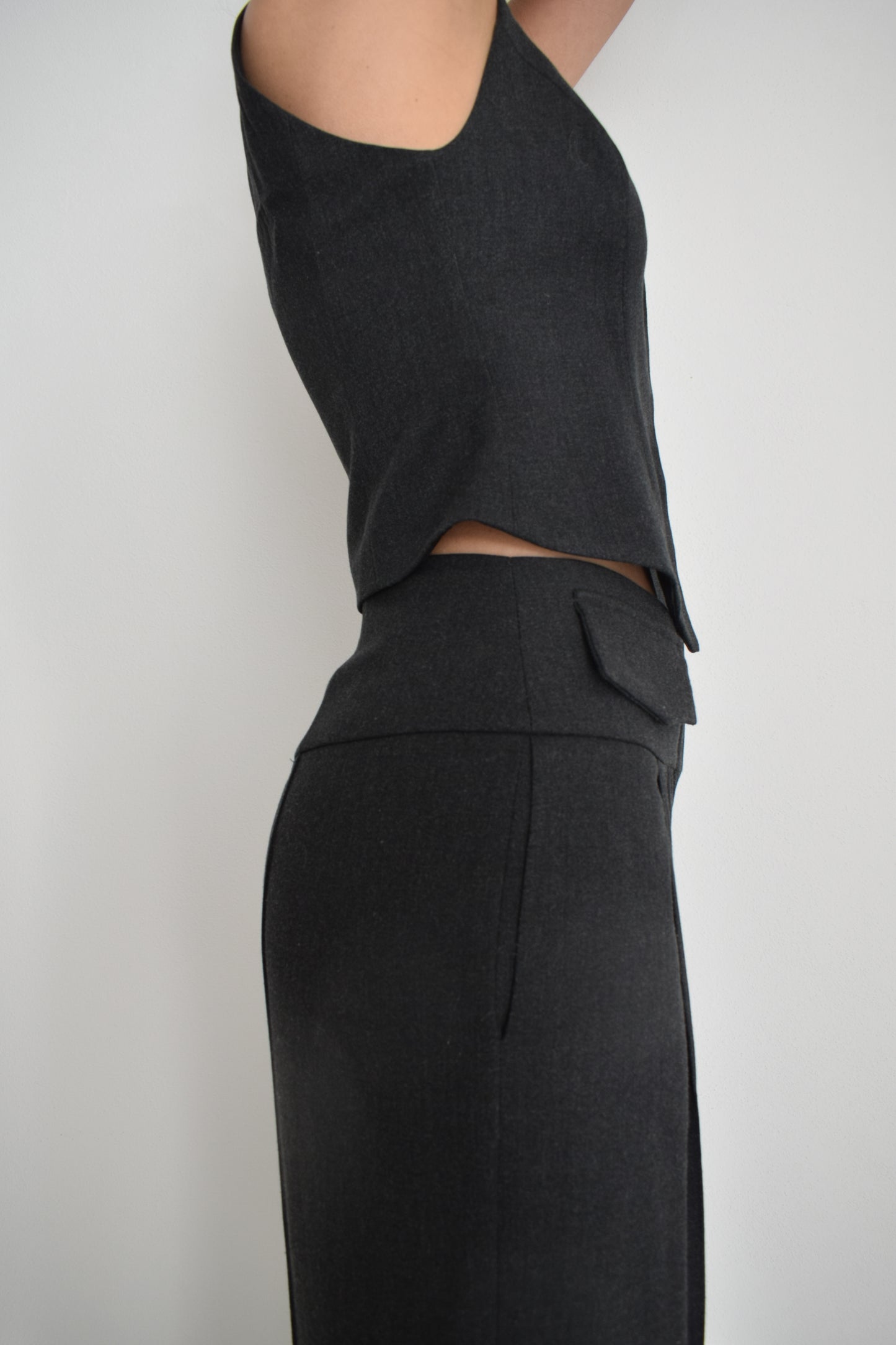 DUNE TROUSERS - DARK GREY