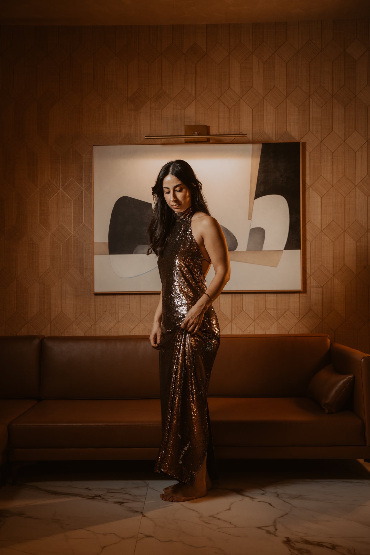 ISABELLA DRESS - SEQUINS