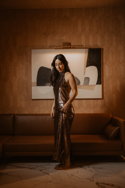 ISABELLA DRESS - SEQUINS