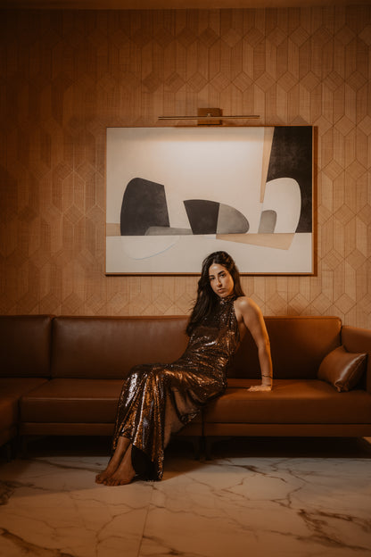 ISABELLA DRESS - SEQUINS