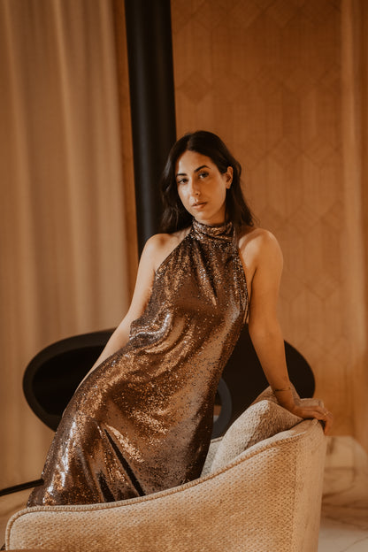 ISABELLA DRESS - SEQUINS
